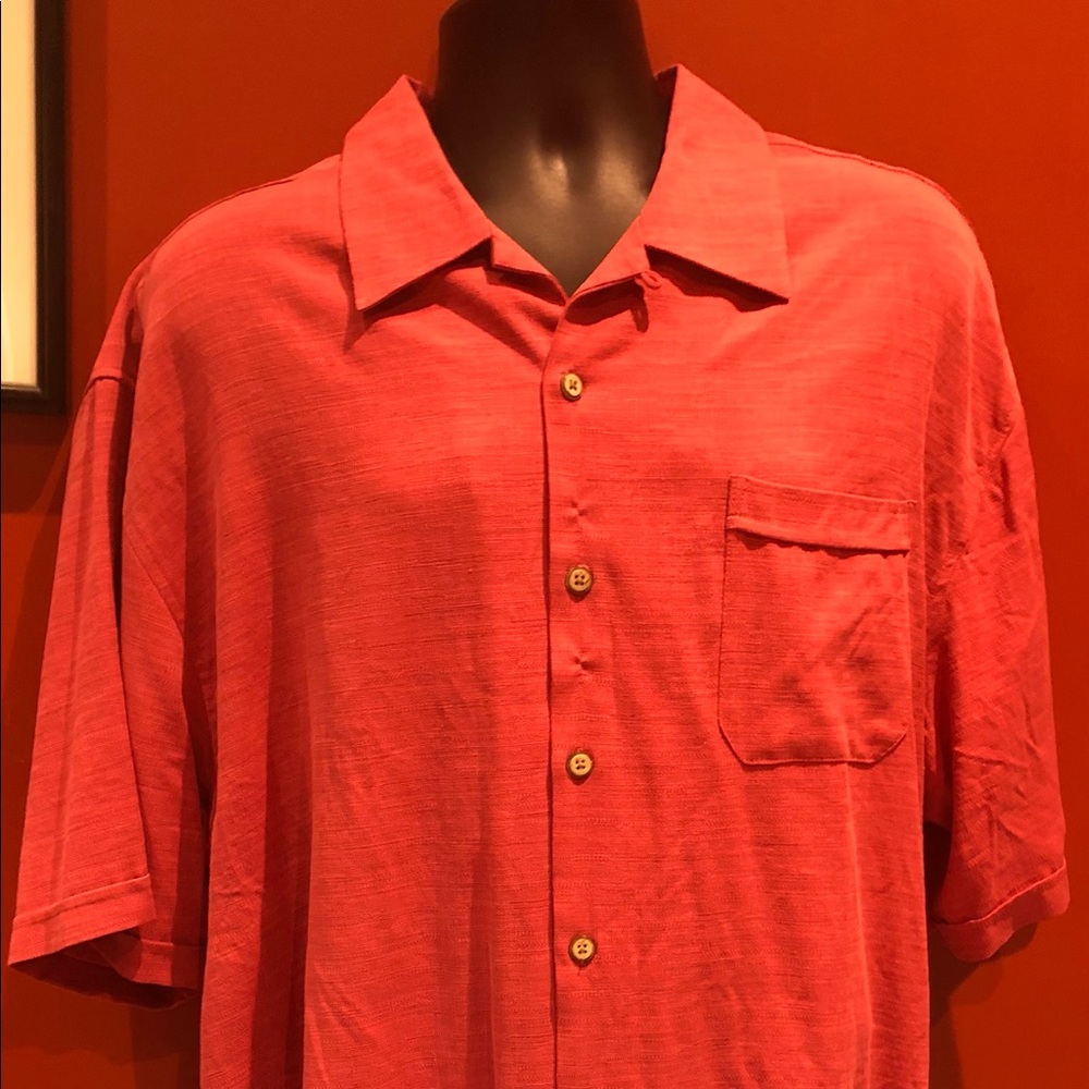 Jamaica Jaxx Red Casual Button Down Shirt